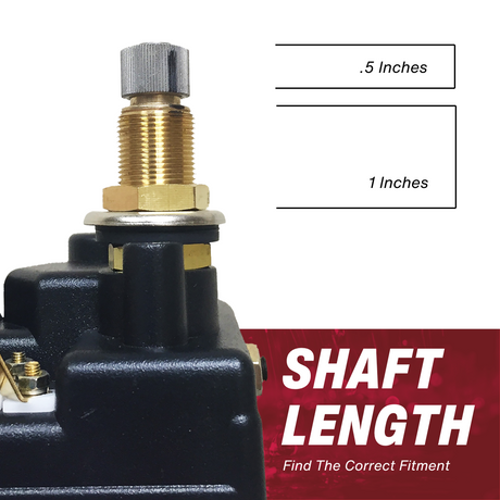 4R1.24-19S2.R110D 4R-Series wiper motor, 1.5 inch shaft, 24V, two-speed switch
