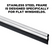 71 Series Narrow Saddle Flat Heavy Duty Wiper Blade – 11"–22"