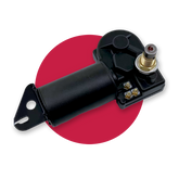 4R3.24.R110CE – 4R-Series CE Marine Wiper Motor, 3.5" Shaft, 24V, 110° Sweep