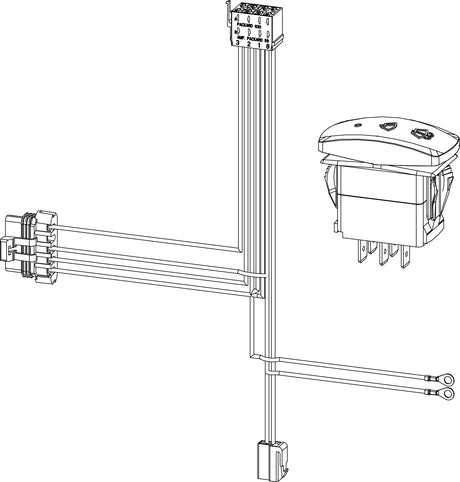 HA21075001 - Wire Harness and Switch for Side By Side UTV